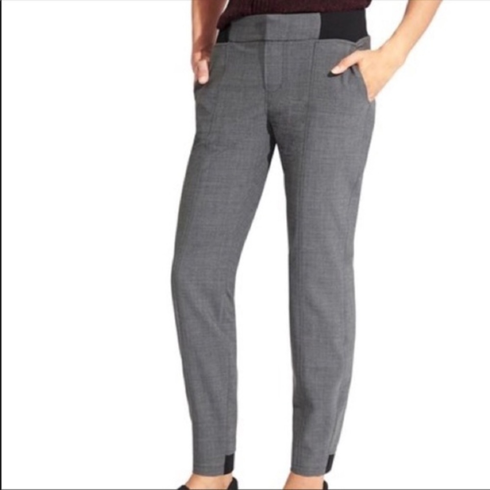 Athleta Wool Blend Pants Gray/Black